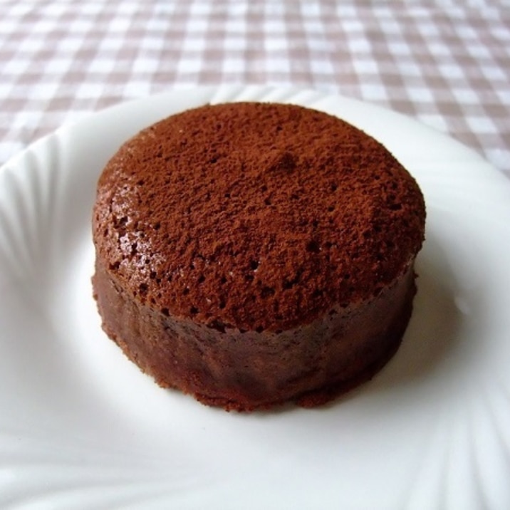 食べきり スフレチョコレートケーキ レシピ 作り方 By はらのむし 楽天レシピ 食べきり スフレチョコレートケーキ レシピ 作り方 By はらのむし 楽天レシピ
